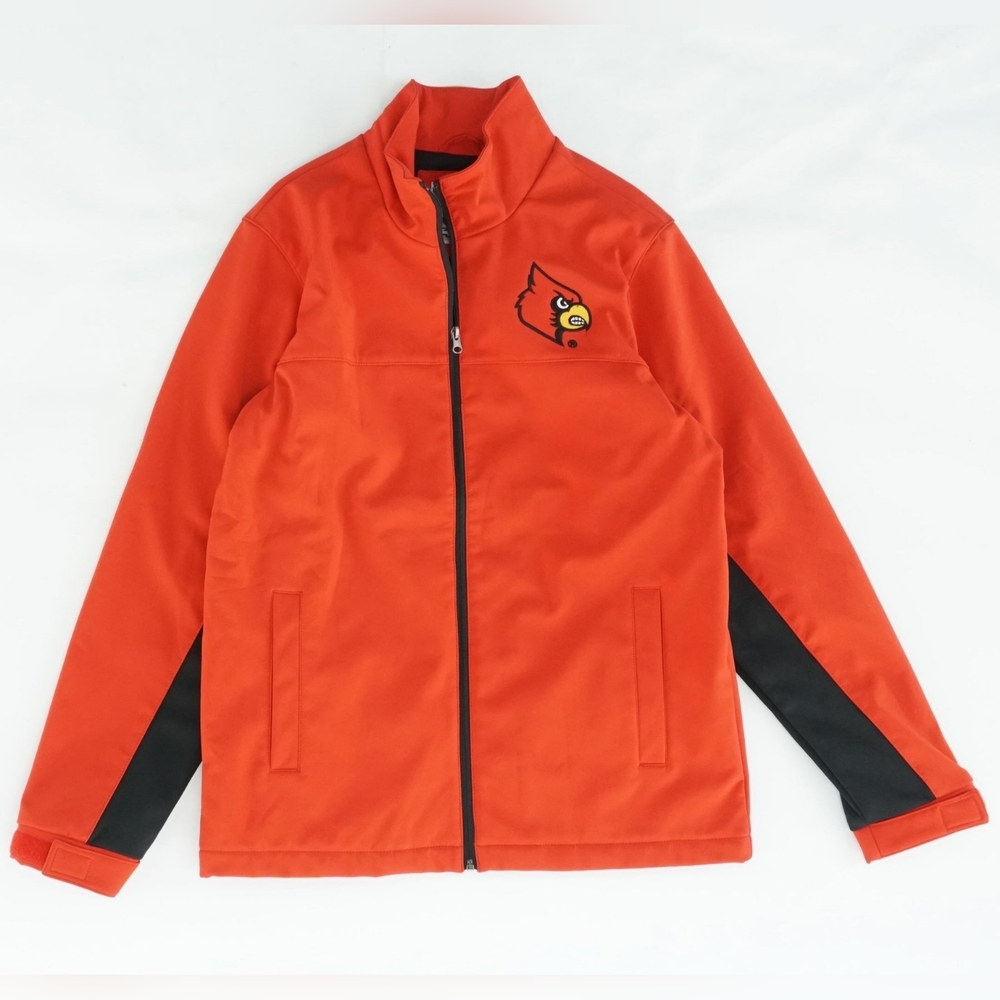 NWT Louisville Cardinals Mens 58 Sports Red Softshell Jacket Coat Size Small